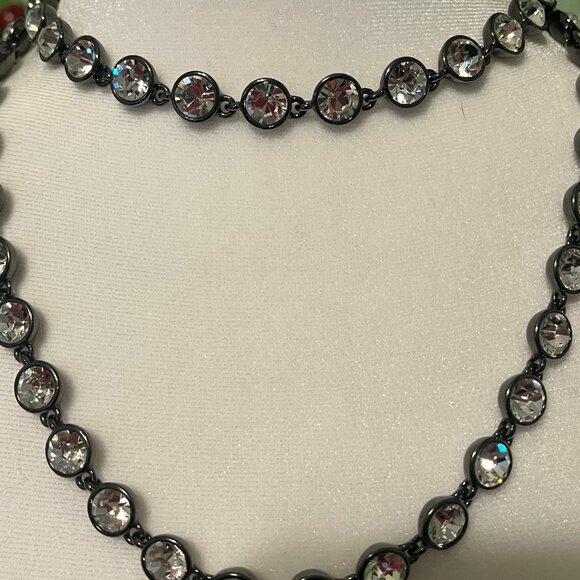 Givenchy Brilliant Chain Link Crystal Necklace By Givenchy - Picture 7 of 15